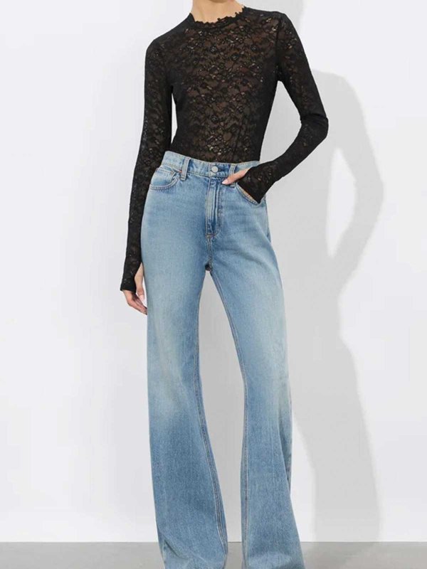 ALICE+OLIVIA: Tops & Tank tops online - Taeyn Lace Bodysuit