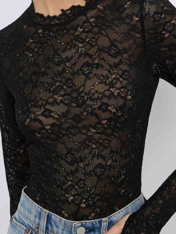 The Best Shops ALICE+OLIVIA: Taeyn Lace Bodysuit