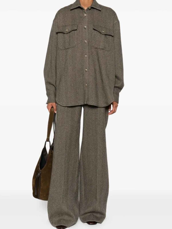 ERMANNO SCERVINO: pantaloni casual online - Pantaloni pied de poule