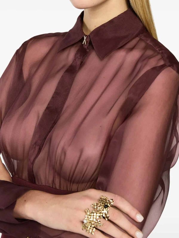 GENNY buy online Vestido Midi - Rojo Oscuro