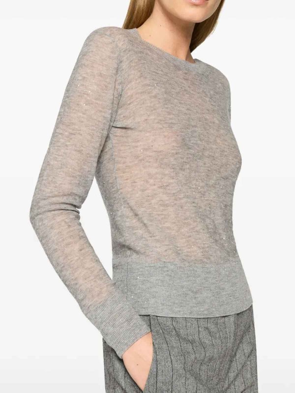 Suéter Cuello Redondo - Gris shop online: GENNY