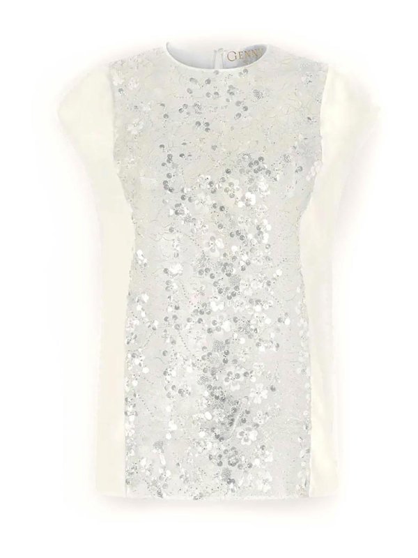 GENNY: Suéteres con cuello pico - Suéter Cuello Redondo - Beis