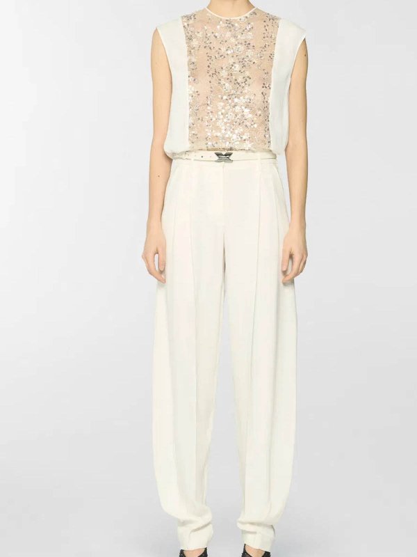 GENNY: Suéteres con cuello pico online - Suéter Cuello Redondo - Beis