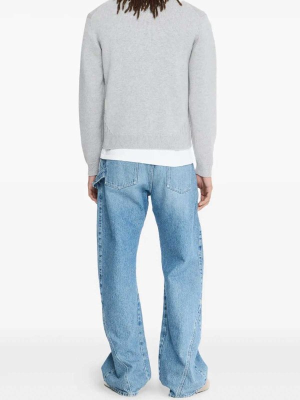 The Best Shops J.W. ANDERSON: Pull col rond - Pull Col Rond - Gris