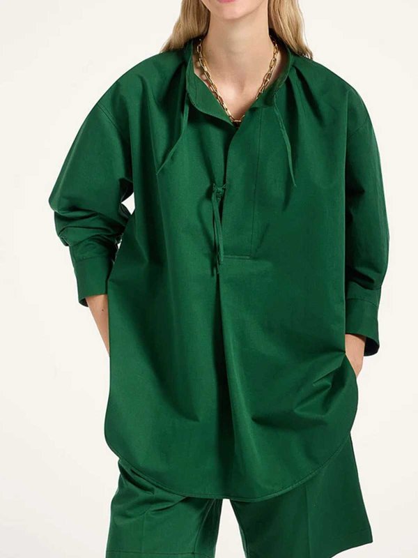 The Best Shops LA DOUBLEJ: shirts - Oversized cotton linen shirt
