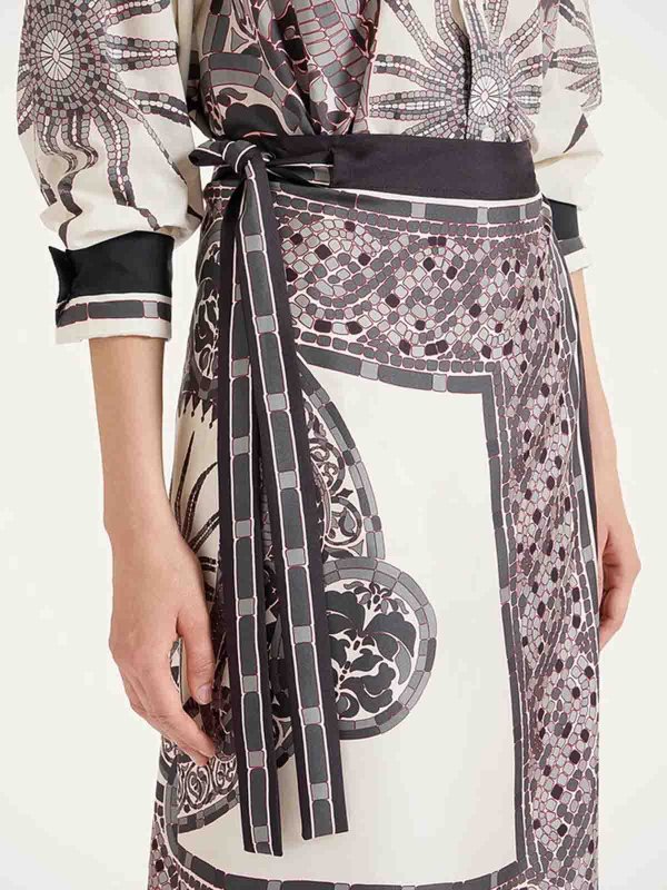 LA DOUBLEJ buy online Langer Rock - Bunt