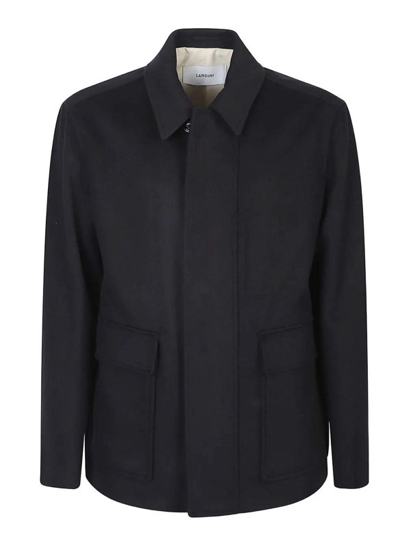 LARDINI: カジュアルジャケット - カジュアルジャケット - ブルー