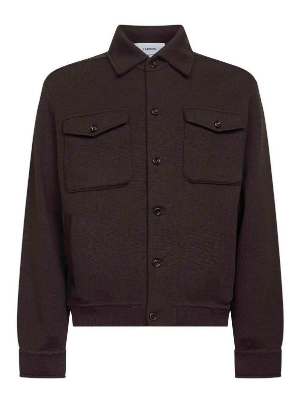 LARDINI: Casualjacken - Casualjacke - Braun