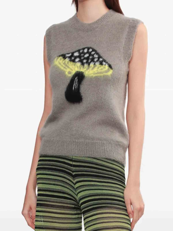 m.s.g.m.: vests online - Printed Vest