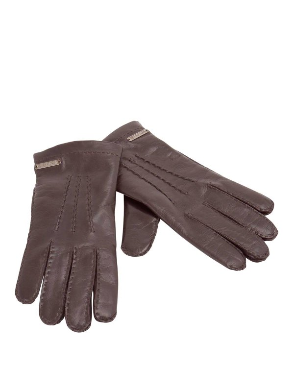 CORNELIANI: Handschuhe - Handschuhe - Braun