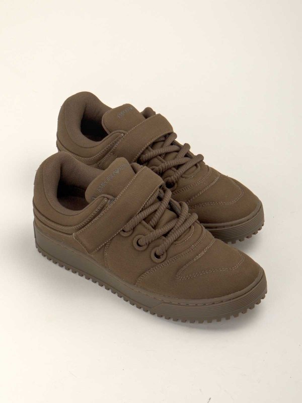 EMPORIO ARMANI: Zapatillas online - Zapatillas - Verde