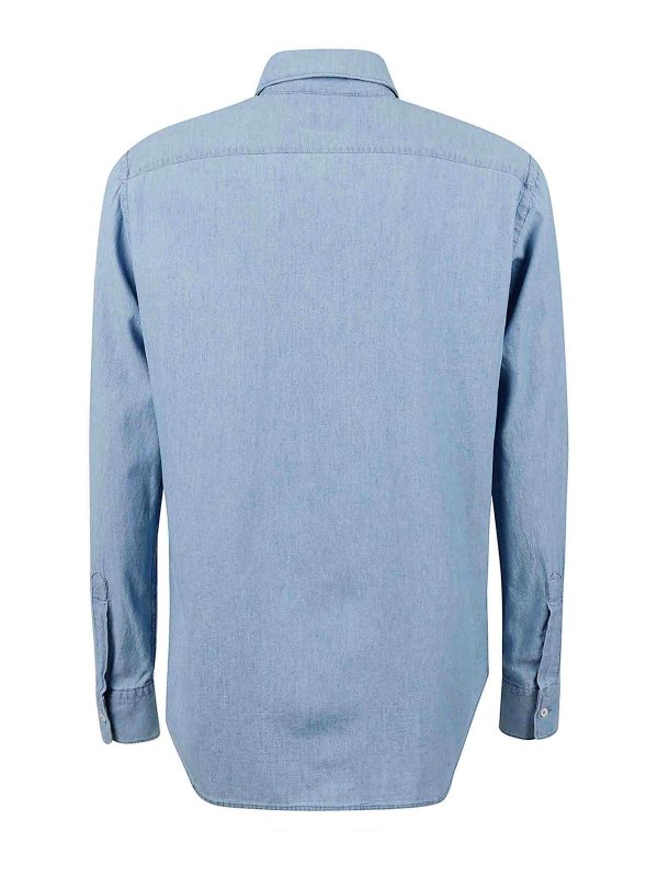 ASPESI: Chemises online - Chemise - Foncé Délavé