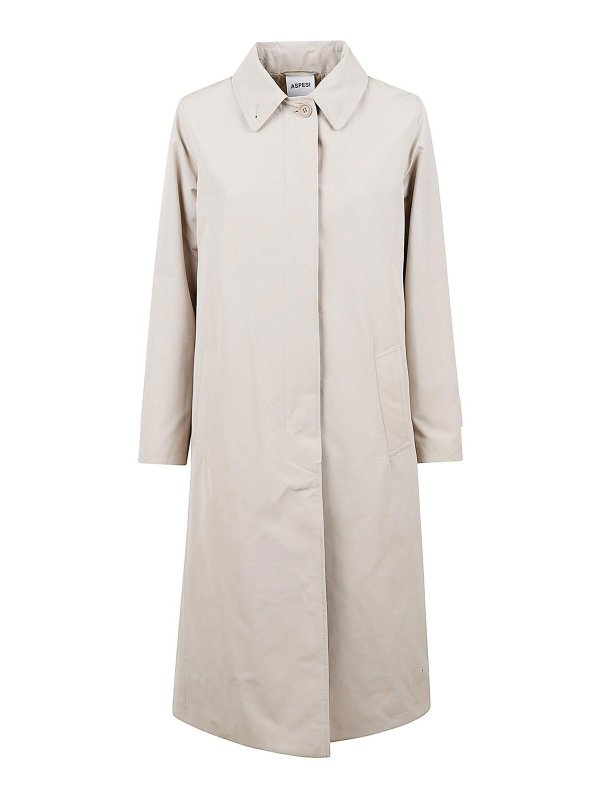 ASPESI: Manteaux au genou - Manteau Au Genou - Beige