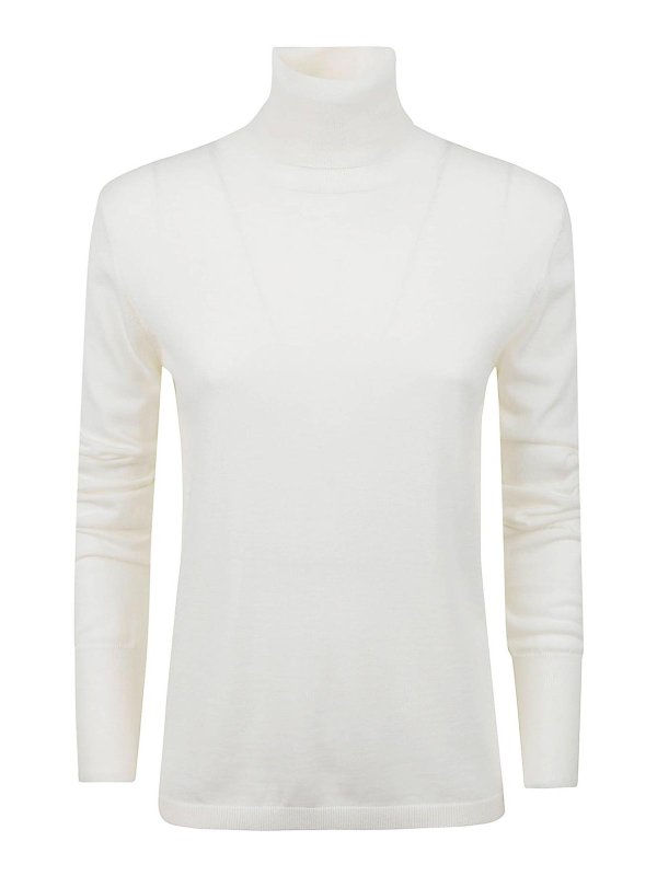 ASPESI: Suéteres con cuello pico - Suéter Cuello Redondo - Beis