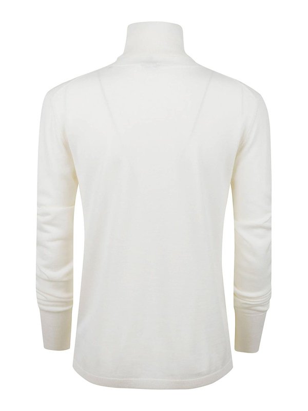 ASPESI: Suéteres con cuello pico online - Suéter Cuello Redondo - Beis