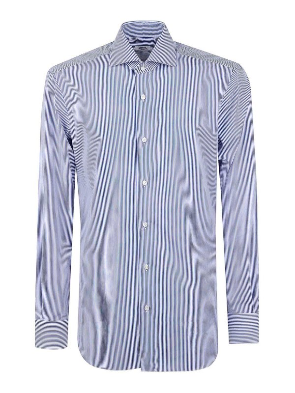 BARBA: Chemises - Chemise - Bleu Clair
