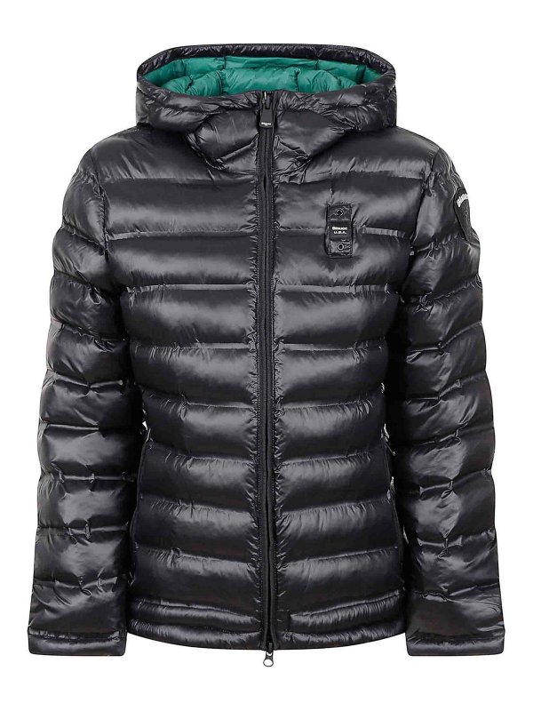 BLAUER: Abrigos semilargos - Abrigo Midi - Negro