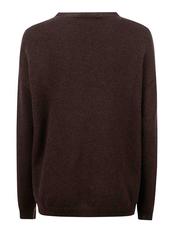 JUCCA: Suéteres con cuello pico online - Suéter Cuello Redondo - Marrón