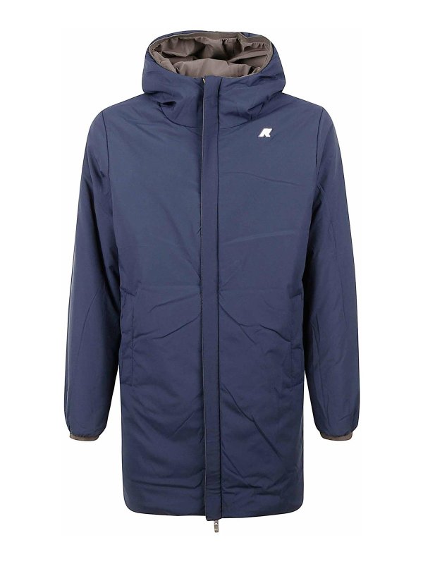 The Best Shops K-WAY: Manteaux au genou - Manteau Au Genou - Bleu