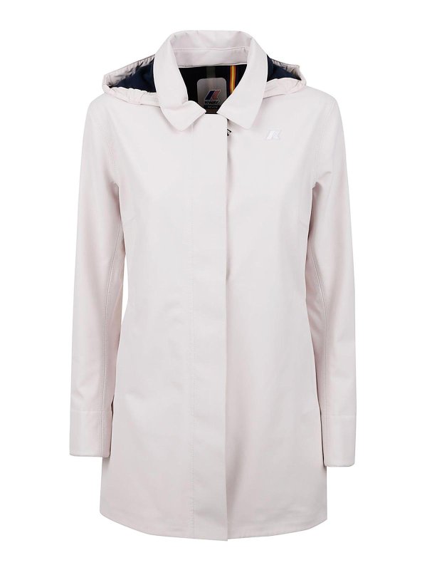 K-WAY: Manteaux au genou - Manteau Au Genou - Couleur Chair