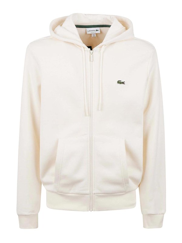 LACOSTE: クルーネック - クルーネック - クリーム