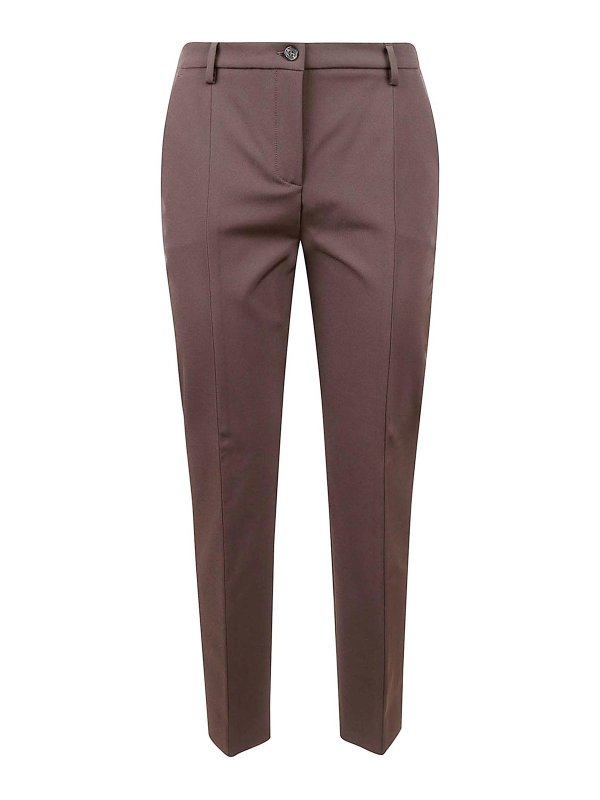 VIA MASINI 80: Pantalones casual - Pantalón Casual - Marrón