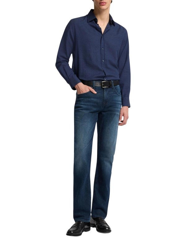 7 FOR ALL MANKIND: ストレートジーンズ online - ストレートジーンズ - ブルー