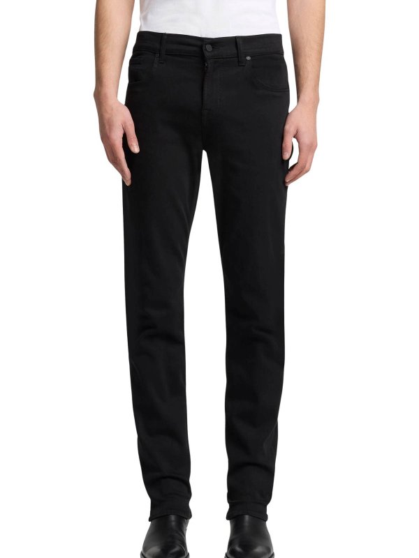 The Best Shops 7 FOR ALL MANKIND: casual trousers - Slimmy Black