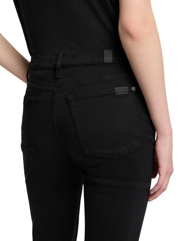 Vaqueros Rectos - Negro shop online: 7 FOR ALL MANKIND