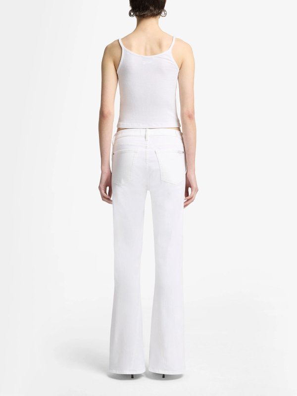 The Best Shops 7 FOR ALL MANKIND: ストレートジーンズ - ストレートジーンズ - 白