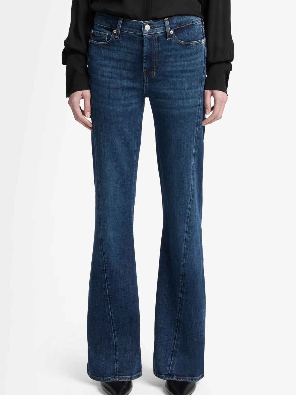 7 FOR ALL MANKIND: ストレートジーンズ online - ストレートジーンズ - ブルー