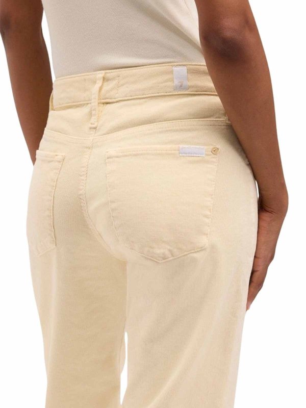 The Best Shops 7 FOR ALL MANKIND: Straight Leg Jeans - Straight Leg Jeans - Weiß