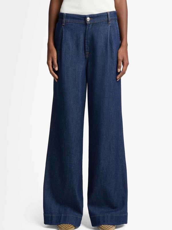 7 FOR ALL MANKIND: casual trousers online - Pleated Trouser Halona