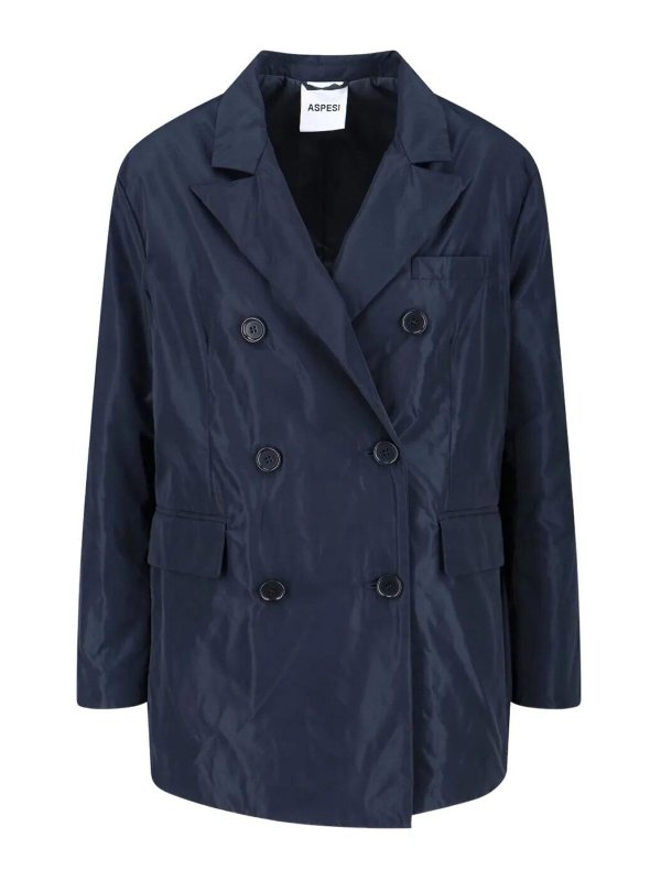 ASPESI: カジュアルジャケット - カジュアルジャケット - ダークブルー
