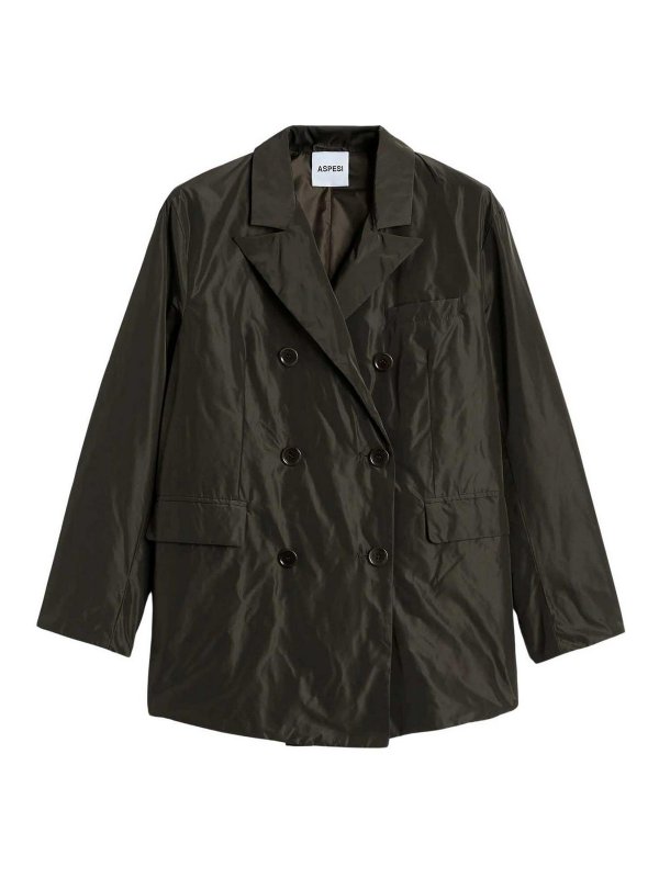 ASPESI: カジュアルジャケット - カジュアルジャケット - ダークグリーン