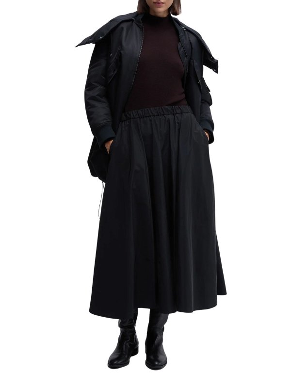 ASPESI: ニーレングススカート＆ミディ丈 online - 膝丈/ミディスカート - 黒