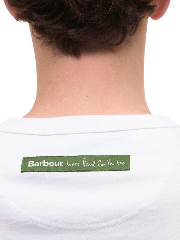 The Best Shops BARBOUR: Camiseta - Blanco