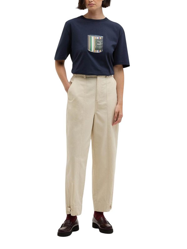 The Best Shops BARBOUR: T-shirts - T-Shirt - Bleu