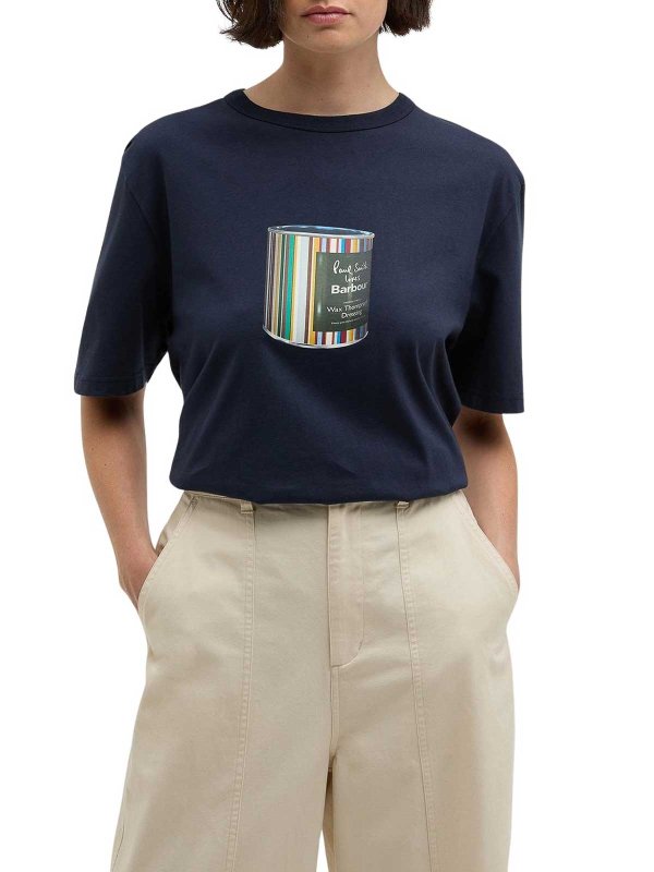 T-Shirt - Bleu shop online: BARBOUR