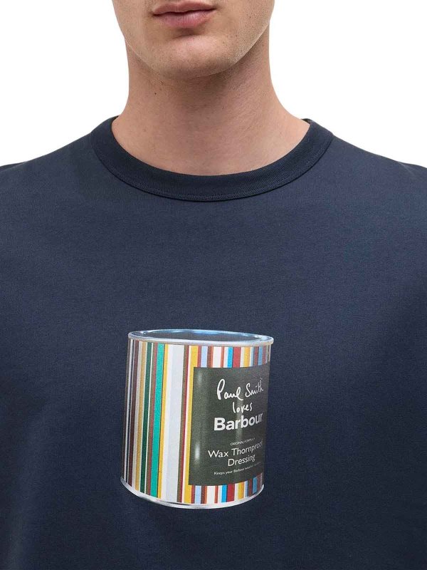 The Best Shops BARBOUR: T-Shirt - Bleu