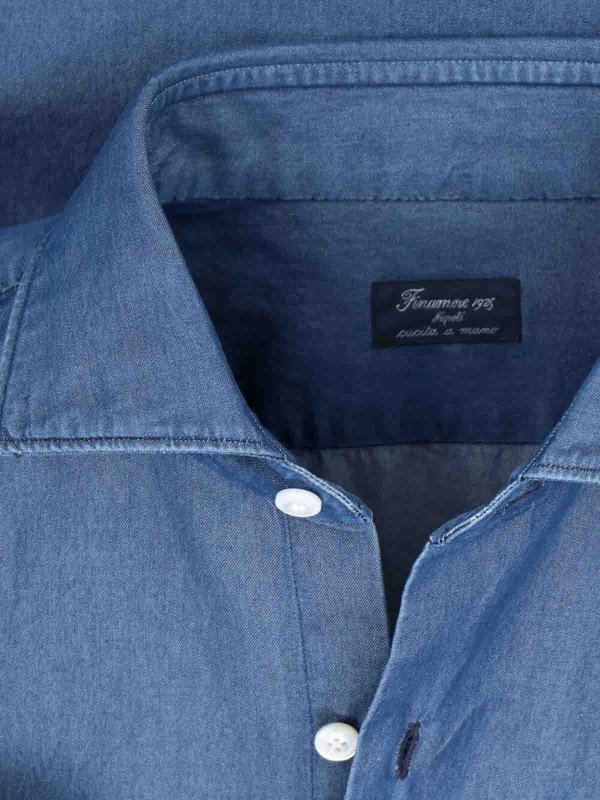 The Best Shops FINAMORE 1925: shirts - Shirt Denim