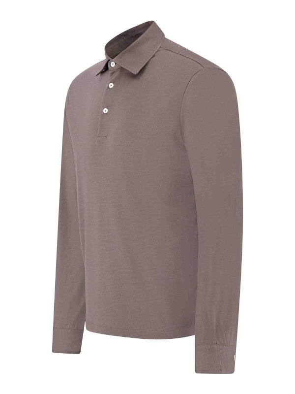 HERNO: ポロシャツ online - ポロシャツ - ベージュ