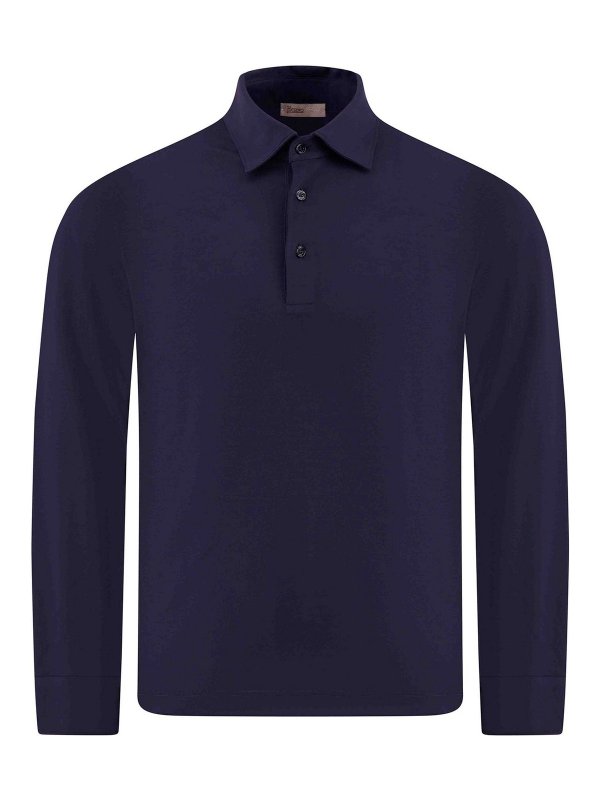HERNO: Polos - Polo - Azul