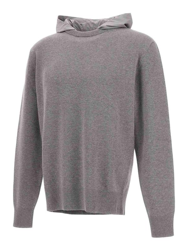 HERNO: Suéteres con cuello pico online - Suéter Cuello Redondo - Gris