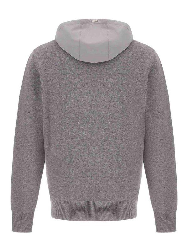 The Best Shops HERNO: Suéteres con cuello pico - Suéter Cuello Redondo - Gris