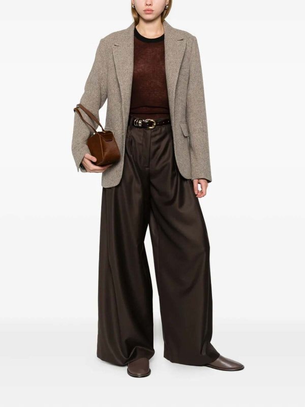 The Best Shops NINE IN THE MORNING: Pantalones casual - Pantalón Casual - Marrón Oscuro