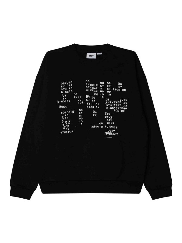 OBEY: Sweatshirts & Sweaters - Studios Stamp Extra Heavy Crew Fleece
