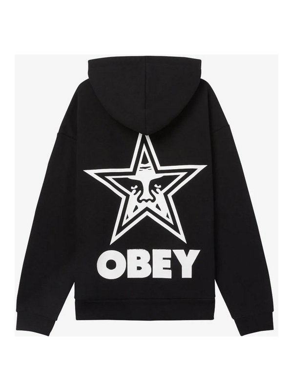 OBEY: Sweatshirts & Sweaters online - Bold Star Extra Heavy Hood Fleece