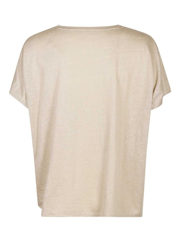 Majestic Filatures: T-shirts online - T-Shirt - Beige