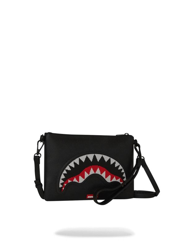 SPRAYGROUND: clutches online - Fly Knit Mouth Crossover Clutch